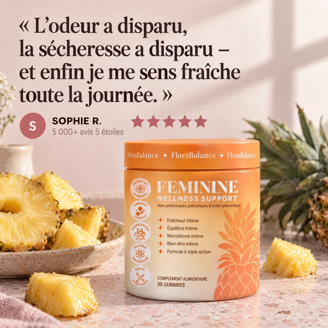 FloraBalance – Gummies Complexe Flore Intime
