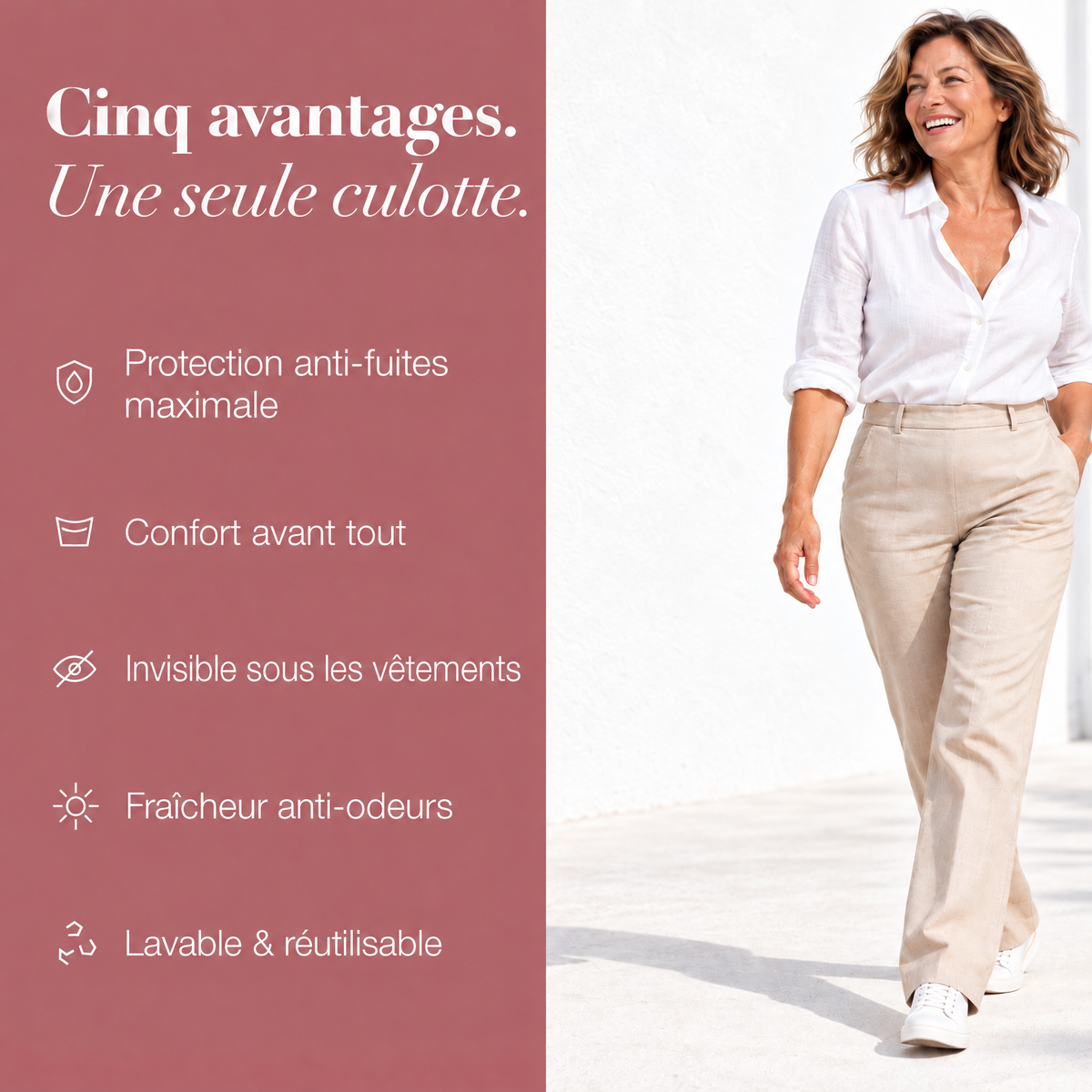 Les cinq avantages de la culotte anti-fuites LUMIVE