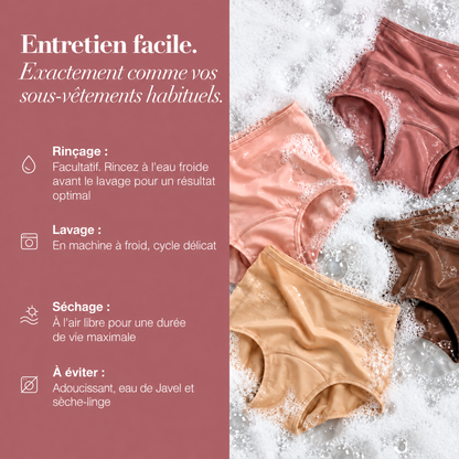 LUMIVE™ Culotte Anti-Fuites Taille Haute à 4 Couches